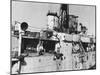 HMS Amethyst, after Action on the Yangtze River, 20th April 1949-null-Mounted Giclee Print