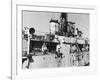 HMS Amethyst, after Action on the Yangtze River, 20th April 1949-null-Framed Giclee Print