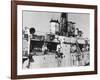 HMS Amethyst, after Action on the Yangtze River, 20th April 1949-null-Framed Giclee Print