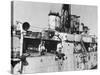 HMS Amethyst, after Action on the Yangtze River, 20th April 1949-null-Stretched Canvas