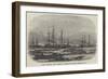 HMS Amphion and Cruiser Capturing Two Russian Vessels Off Riga-null-Framed Giclee Print