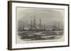 HMS Amphion and Cruiser Capturing Two Russian Vessels Off Riga-null-Framed Giclee Print