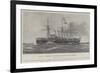 HMS Amphion, Reported Stranded Near Antigua-Fred T. Jane-Framed Giclee Print