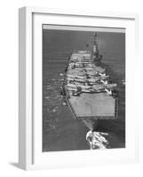 HMS Ark Royal Aircraft Carrier-null-Framed Photographic Print