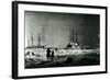 HMS Assistance and Pioneer in Winter Quarters Returning Daylight-null-Framed Giclee Print