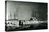 HMS Assistance and Pioneer in Winter Quarters Returning Daylight-null-Stretched Canvas