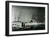 HMS Assistance and Pioneer in Winter Quarters Returning Daylight-null-Framed Giclee Print