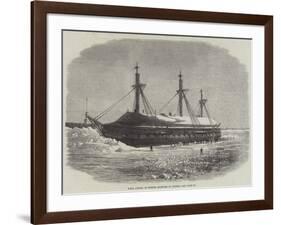 HMS Aurora in Winter Quarters at Quebec-null-Framed Giclee Print