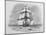 Hms Beagle Among Porpoises Charles Darwin's Research Ship-R.t. Pritchett-Mounted Photographic Print