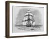 Hms Beagle Among Porpoises Charles Darwin's Research Ship-R.t. Pritchett-Framed Photographic Print