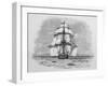 Hms Beagle Among Porpoises Charles Darwin's Research Ship-R.t. Pritchett-Framed Photographic Print