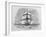 Hms Beagle Among Porpoises Charles Darwin's Research Ship-R.t. Pritchett-Framed Photographic Print