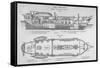 Hms Beagle Charles Darwin's Research Ship-R.t. Pritchett-Framed Stretched Canvas