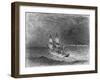 HMS Beagle, Darwin's Ship-RT Pritchett-Framed Art Print