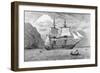 HMS Beagle in Straits of Magellan-null-Framed Giclee Print