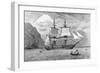 HMS Beagle in Straits of Magellan-null-Framed Giclee Print