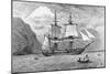 HMS Beagle in Straits of Magellan-null-Mounted Giclee Print