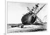 HMS Beagle Laid Ashore, Rio Santa Cruz, Patagonia, South America, 1834-null-Framed Giclee Print