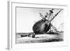 HMS Beagle Laid Ashore, Rio Santa Cruz, Patagonia, South America, 1834-null-Framed Giclee Print