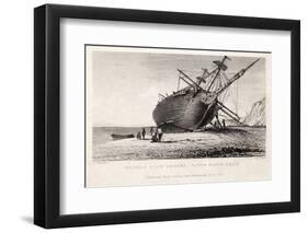 HMS Beagle Ship Laid Up Darwin's Voyage-Stewart Stewart-Framed Photographic Print