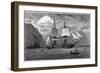 Hms "Beagle" the Ship in Which Charles Darwin Sailed in the Straits of Magellan-R.t. Pritchett-Framed Premium Photographic Print