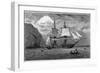 Hms "Beagle" the Ship in Which Charles Darwin Sailed in the Straits of Magellan-R.t. Pritchett-Framed Premium Photographic Print