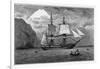 Hms "Beagle" the Ship in Which Charles Darwin Sailed in the Straits of Magellan-R.t. Pritchett-Framed Photographic Print