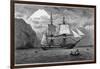 Hms "Beagle" the Ship in Which Charles Darwin Sailed in the Straits of Magellan-R.t. Pritchett-Framed Photographic Print