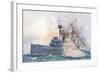 HMS Bellerophon-null-Framed Art Print