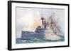 HMS Bellerophon-null-Framed Art Print