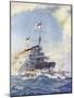 Hms Birmingham Ramming the German Submarine U-15, 9 August 1914-H. G. Swanwick-Mounted Giclee Print