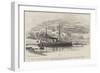 HMS Blake, the Protected Cruiser Recently Launched at Chatham, in Portsmouth Harbour-Charles William Wyllie-Framed Giclee Print