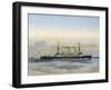 HMS Blenheim, Royal Navy 1st Class Cruiser, 1892-William Frederick Mitchell-Framed Giclee Print