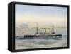 HMS Blenheim, Royal Navy 1st Class Cruiser, 1892-William Frederick Mitchell-Framed Stretched Canvas