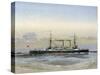 HMS Blenheim, Royal Navy 1st Class Cruiser, 1892-William Frederick Mitchell-Stretched Canvas