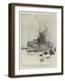 HMS Blenheim, the New First-Class Protected Cruiser, on Her Trial Trip-William Lionel Wyllie-Framed Giclee Print