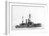 HMS Bulwark, British Battleship, C1899-1914-null-Framed Giclee Print