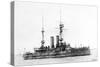 HMS Bulwark, British Battleship, C1899-1914-null-Stretched Canvas