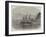 HMS Cadmus Ashore on Salcombe Bar, Devon-null-Framed Giclee Print