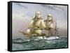 HMS Calliope, Royal Navy 3rd Class Cruiser, C1890-C1893-null-Framed Stretched Canvas