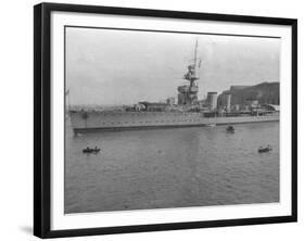 HMS Cardiff, British C-Class Light Cruiser, Malta, C1920S-null-Framed Giclee Print