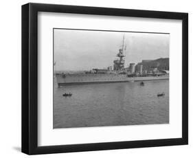 HMS Cardiff, British C-Class Light Cruiser, Malta, C1920S-null-Framed Giclee Print