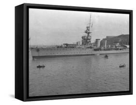 HMS Cardiff, British C-Class Light Cruiser, Malta, C1920S-null-Framed Stretched Canvas