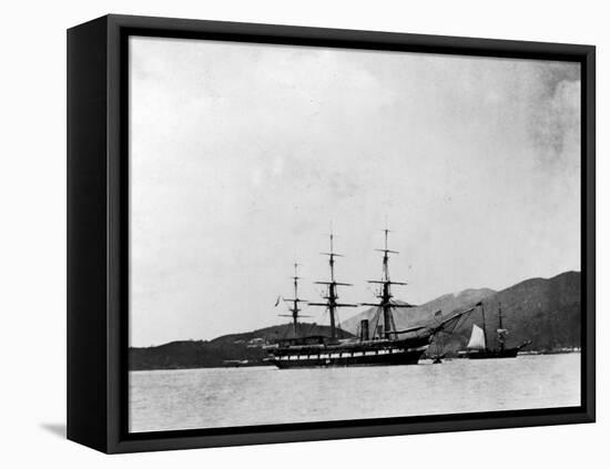 Hms Challenger-null-Framed Stretched Canvas