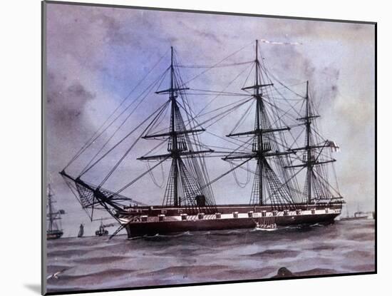 Hms Challenger-null-Mounted Photographic Print