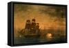 HMS 'Clyde' Escapes from the 'Nore' Mutiny off Sheerness, England, on 30 May 1797-William Joy-Framed Stretched Canvas