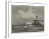 HMS Devastation and Valorous Off Portland-null-Framed Giclee Print