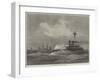 HMS Devastation and Valorous Off Portland-null-Framed Giclee Print