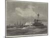 HMS Devastation and Valorous Off Portland-null-Mounted Giclee Print