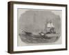 HMS Diadem Taking Off the Crew of the Dismasted American Ship C W Connor, Near Bermuda-Edwin Weedon-Framed Giclee Print